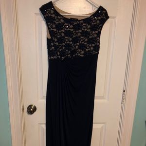 Worn once elegant black tie dress